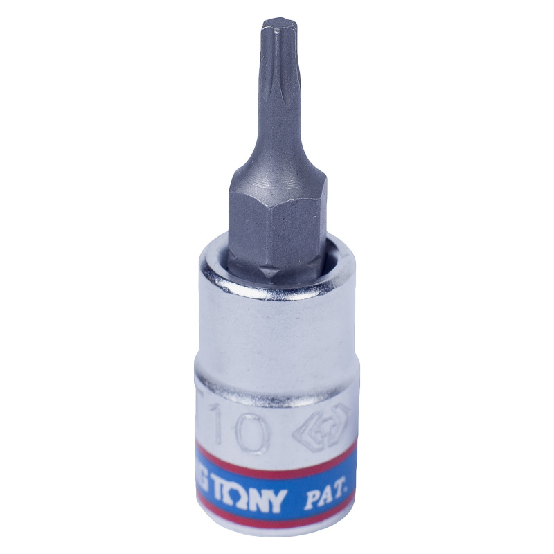 KINGTONY Насадка (бита) торцевая 1/4", TORX T10, L = 37 мм  203310