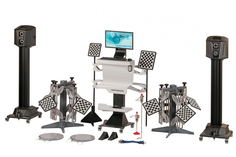 Стенд сход-развал 3D для грузовых авто, серый NORDBERG C804 TRUCKM