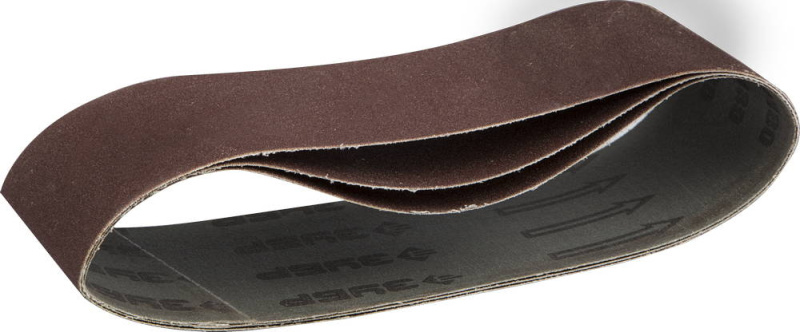 Лента шлифовальная ЗУБР 75х533 мм, P180, упак.3 шт