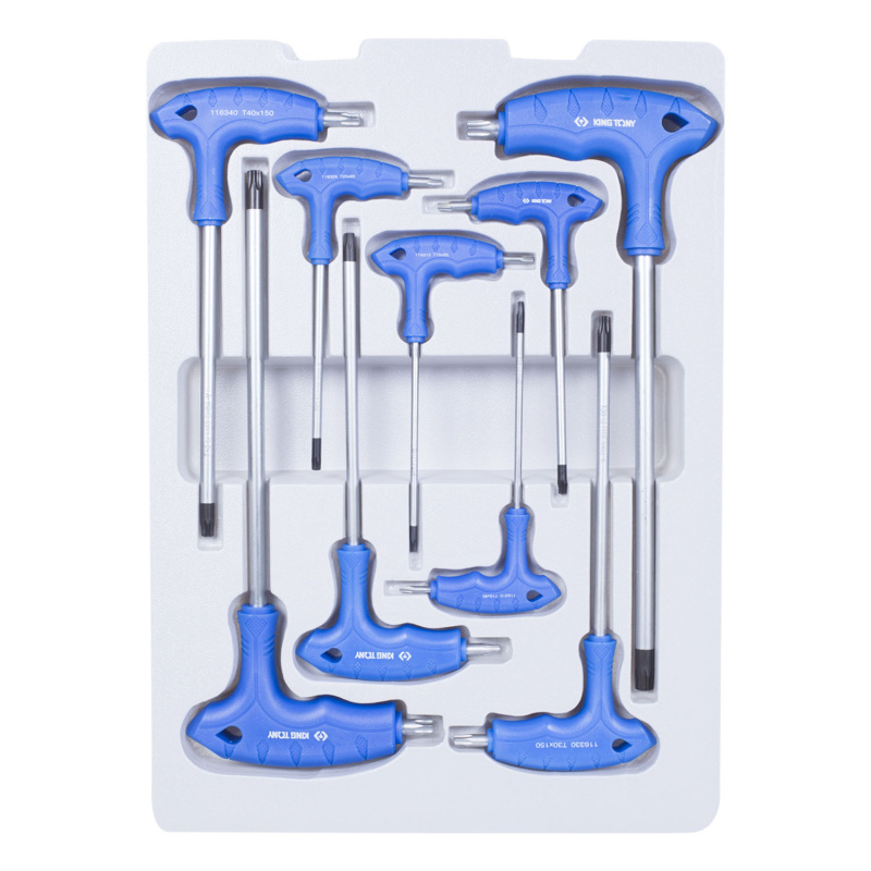 KING TONY Набор Г-образных Torx, T10-T50, 9 предметов 22309TR
