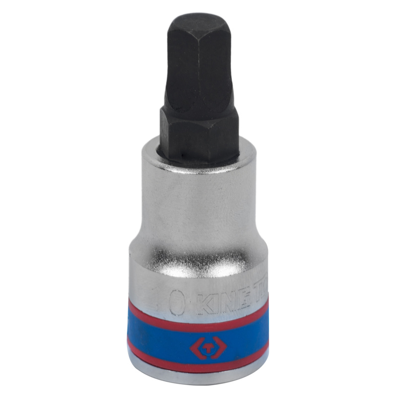 KING TONY Насадка (бита) торцевая 1/2", Pentagon, 10 мм, L = 60 мм, пятигранная 402A10