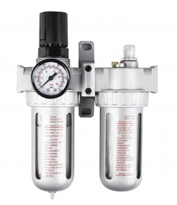 Влагоотделитель Pegas AFRL802 двойной с регулятором 1/4 4701