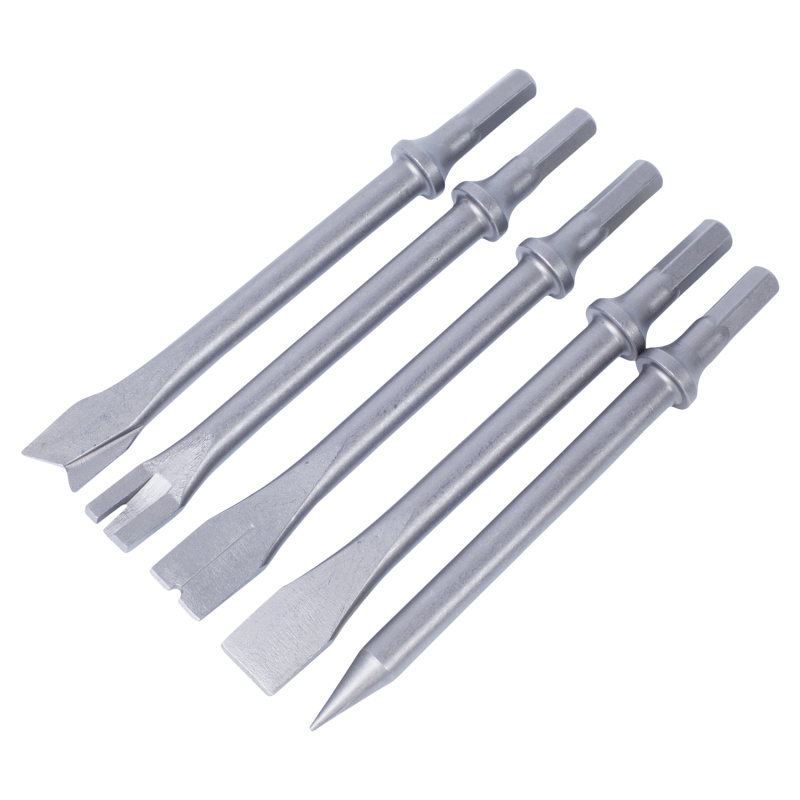 MIGHTY SEVEN Комплект сменных зубил 175 мм с шестигранным хвостовиком 5 шт SC-425